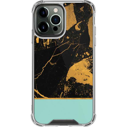 Chunky Marble iPhone 13 Pro Max Clear Case